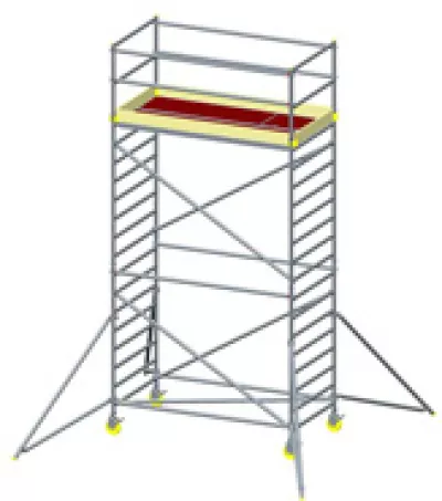 Product - Pojazdné hliníkové lešenie a rebríky