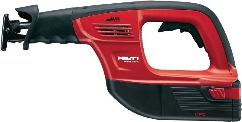 Battery powered saw