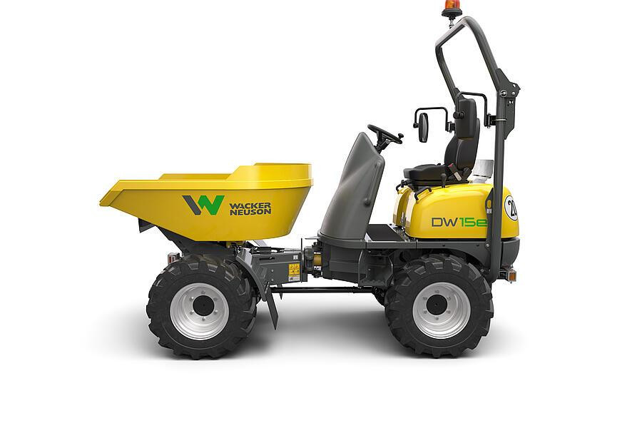 Battery wheeled dumper